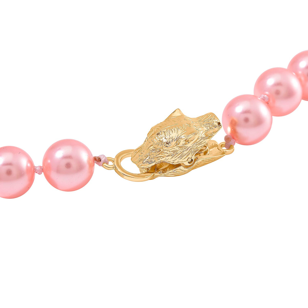 Designer Inspired - Peach Shell Pearl Necklace (Size - 20) 380.00 Ct. V32731504 4