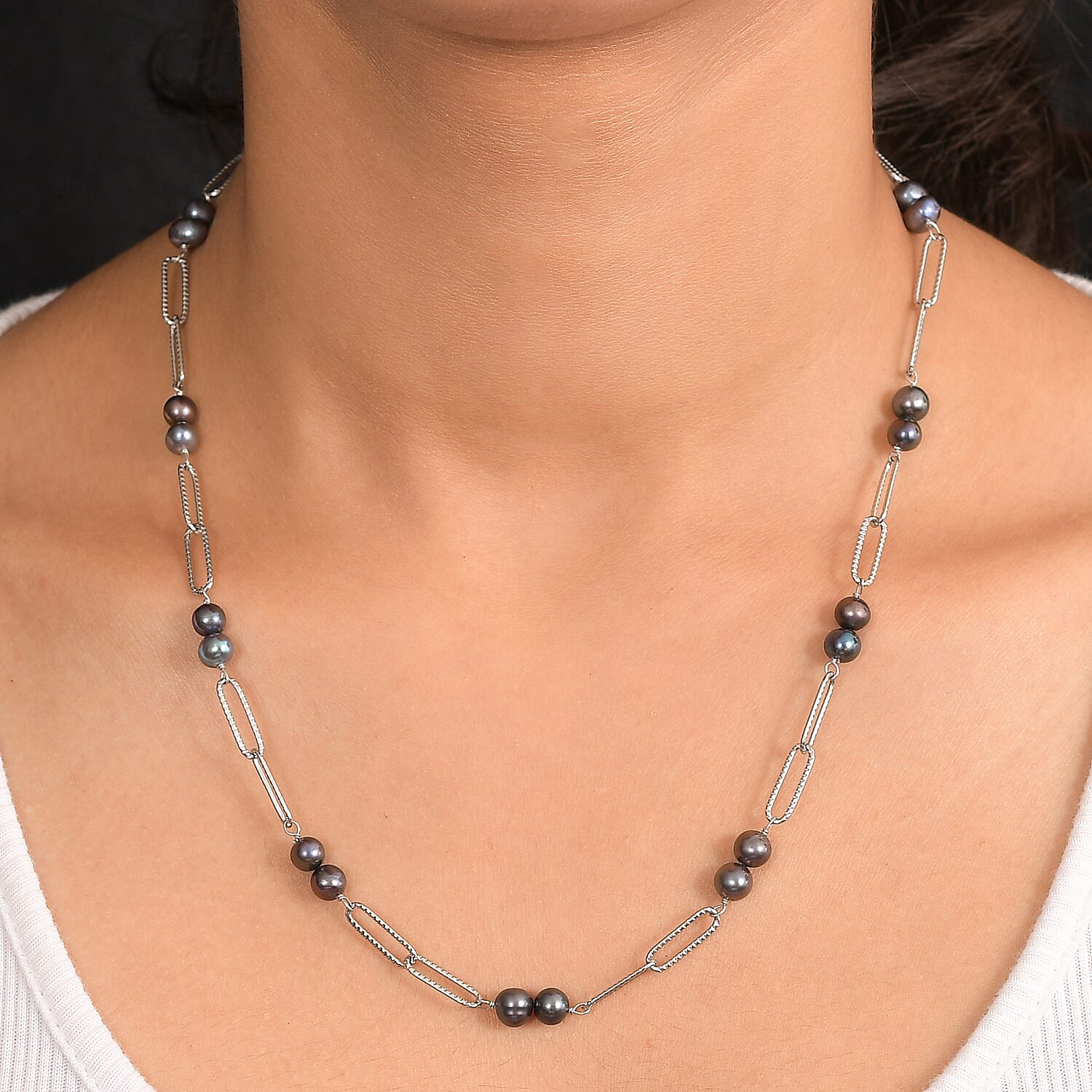 Peacock Pearl Necklace (Size 20) with Lobster Clasp 18.00 Ct. 8255893 1