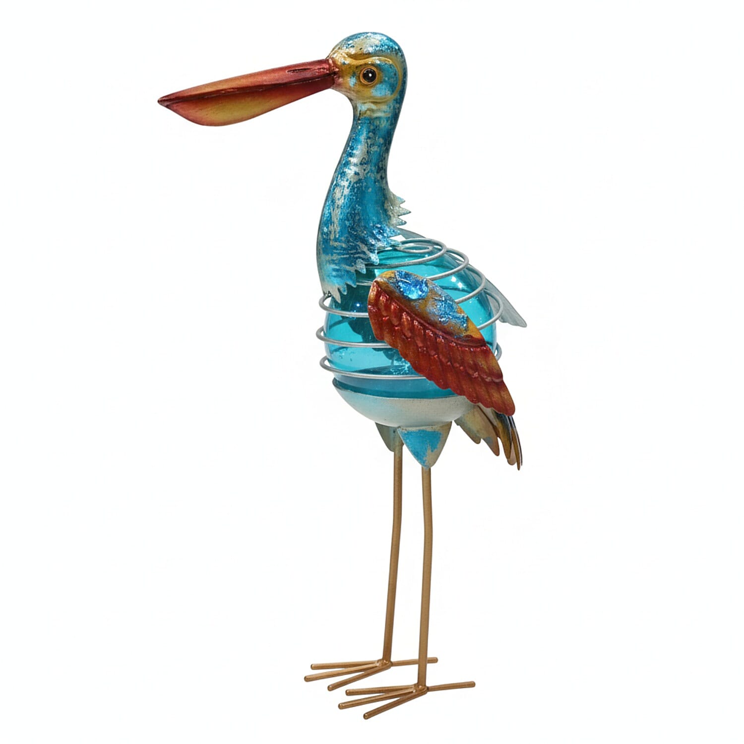 Pelican Tropical Bird Garden Decor Solar Lights 8135063 0