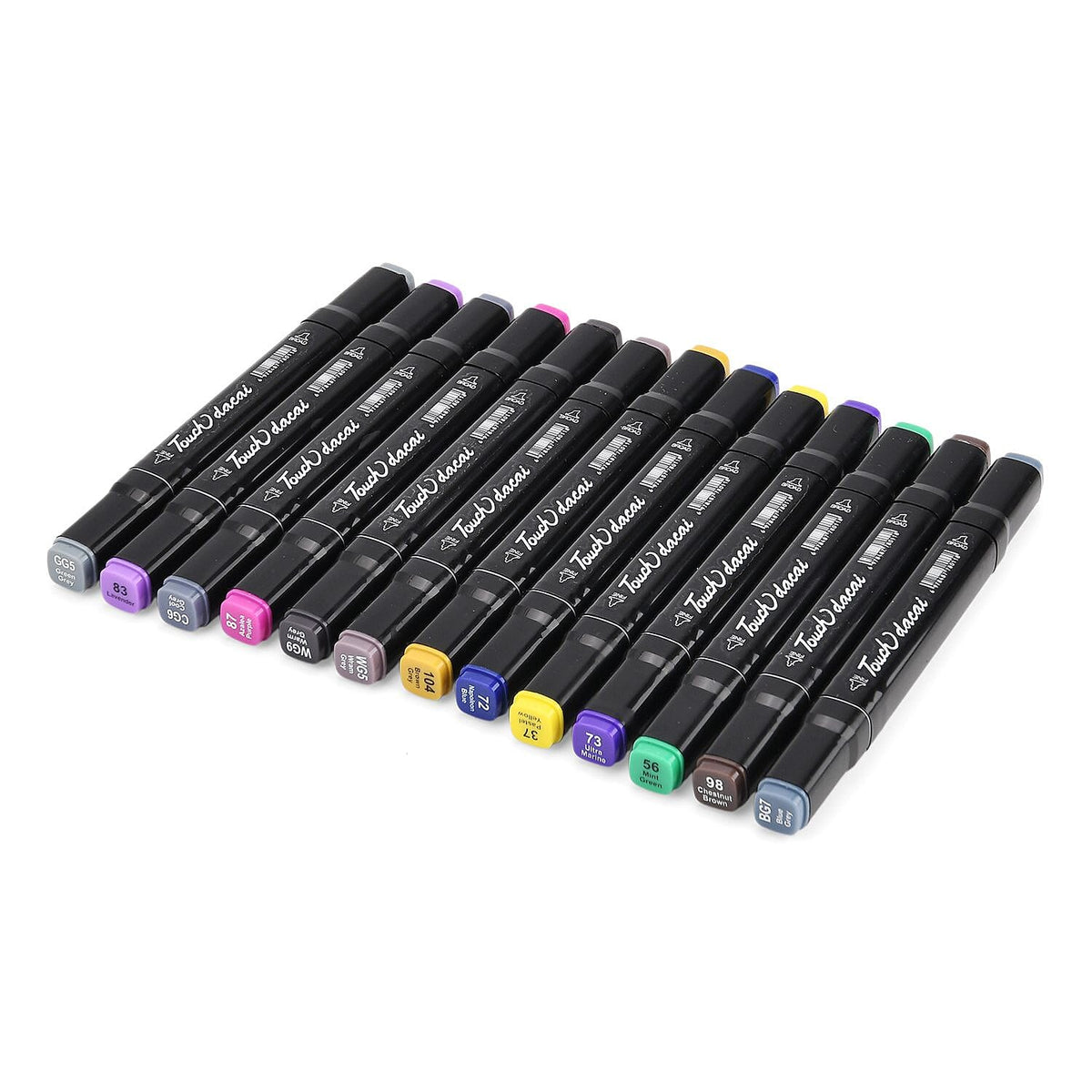 Set of 48 Dual Tip Marker Pens with Portable Storage Bag 8196448 3