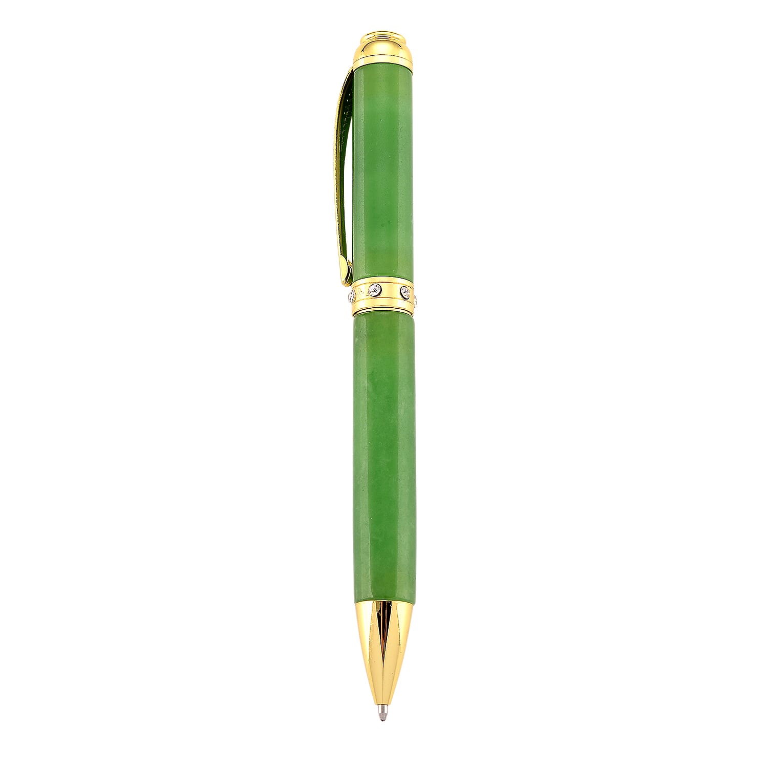 Collectors Ultra Rare Find - Exotic Type A  Jadeite Jade Pen - Green 8422669 0