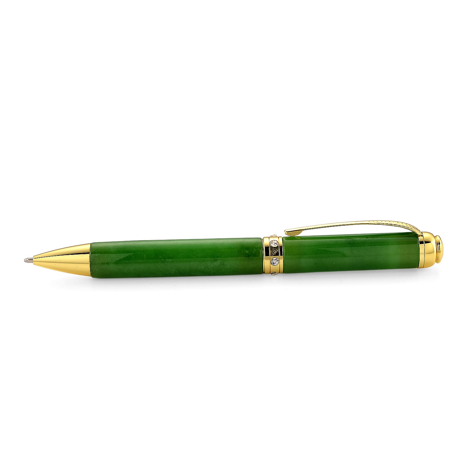 Collectors Ultra Rare Find - Exotic Type A  Jadeite Jade Pen - Green 8422669 4