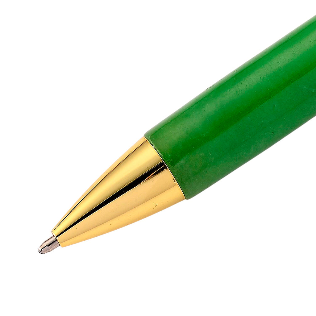 Collectors Ultra Rare Find - Exotic Type A  Jadeite Jade Pen - Green
