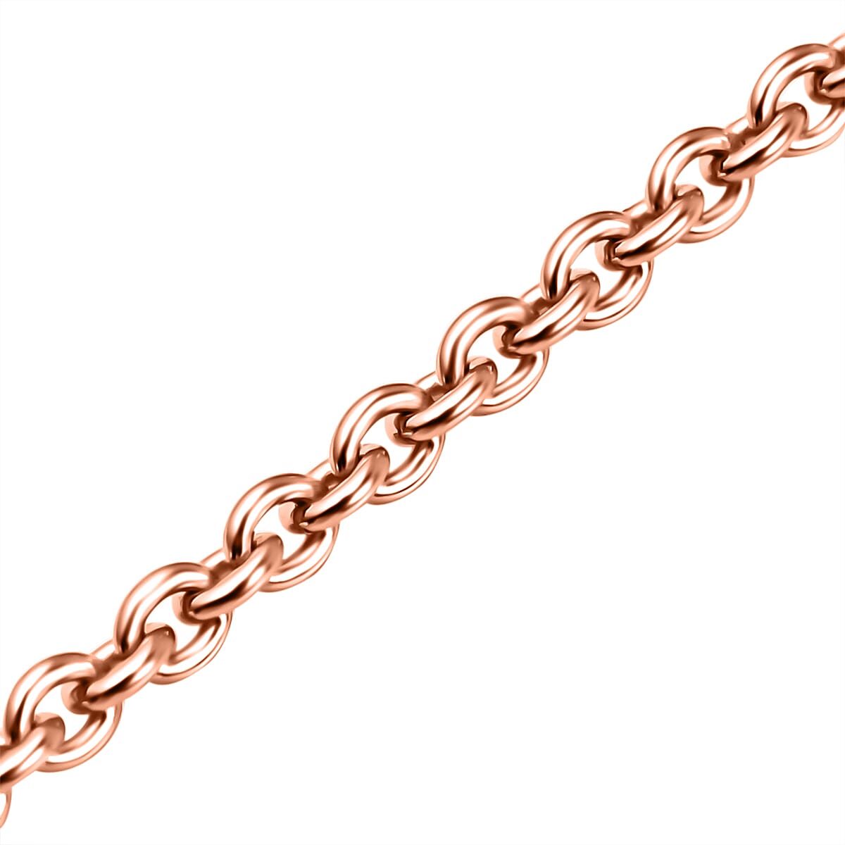 Pendant with Cable Chain CL30 (Size 30) in Vermeil RG Sterling Silver  Wt. 19.2 Gms 4252111 3