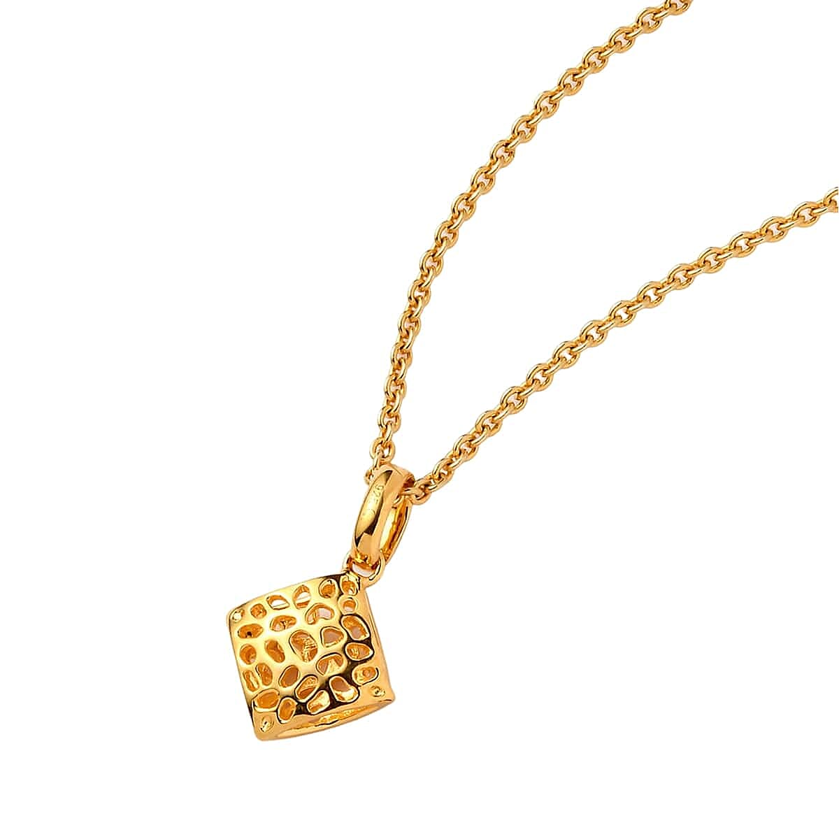 RACHEL GALLEY Pendant with Cable Chain CL30 (Size 30) in Vermeil YG Sterling Silver  Wt. 9.4 Gms 4252691 0