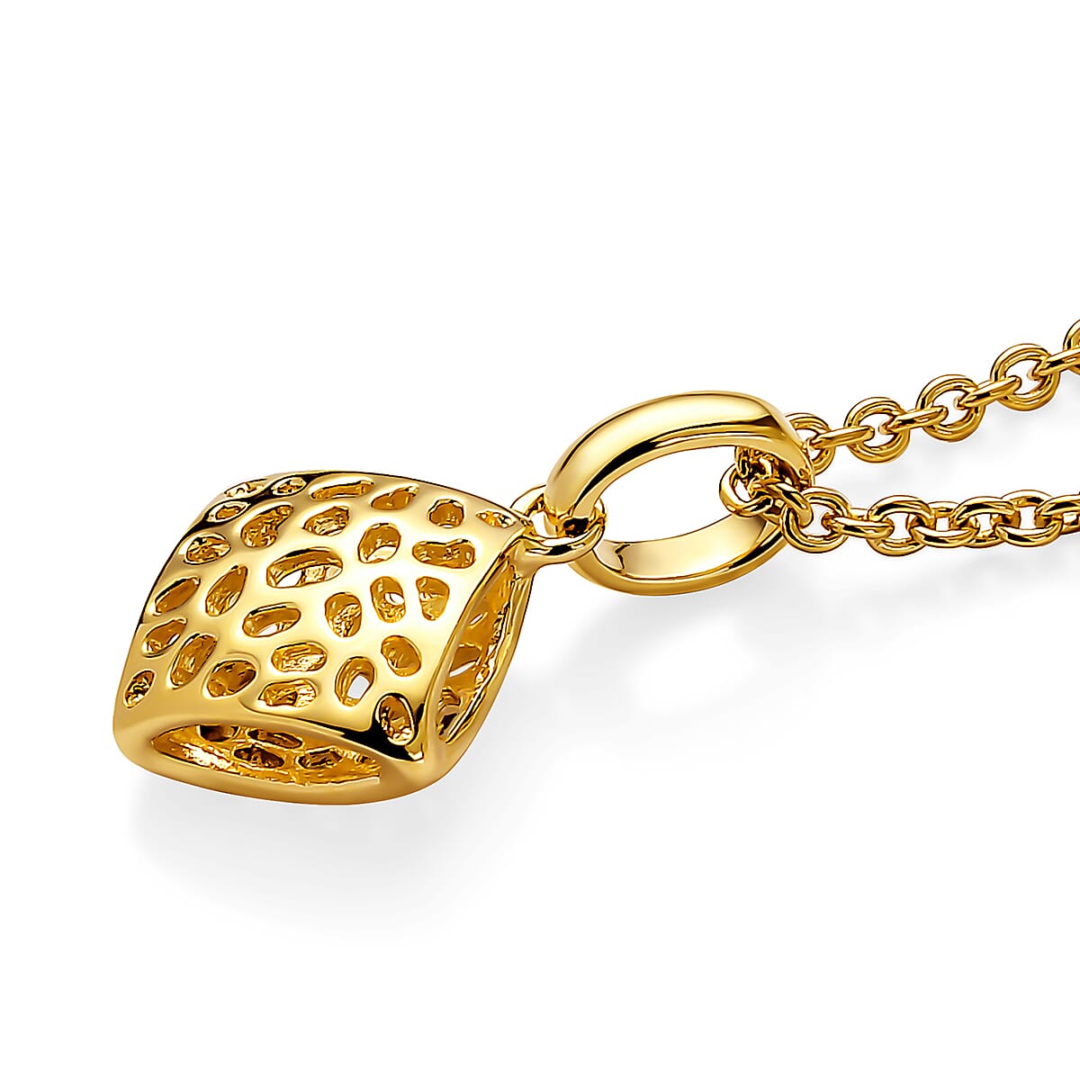 RACHEL GALLEY Pendant with Cable Chain CL30 (Size 30) in Vermeil YG Sterling Silver  Wt. 9.4 Gms 4252691 1