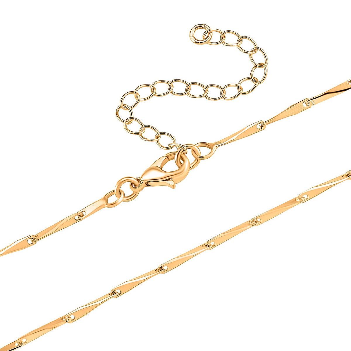 Panther Pendant with Chain (Size 17.5 - 2 Ext) in Gold Colour Plating 4396038 5