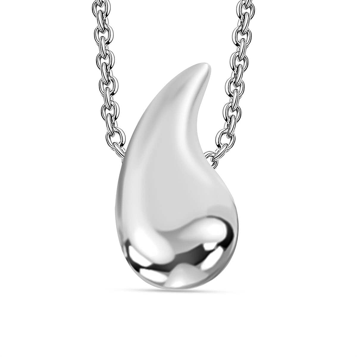 JCK Vegas Closeout - Sterling Silver Drop Pendant with Chain (Size 20) 4291055 0