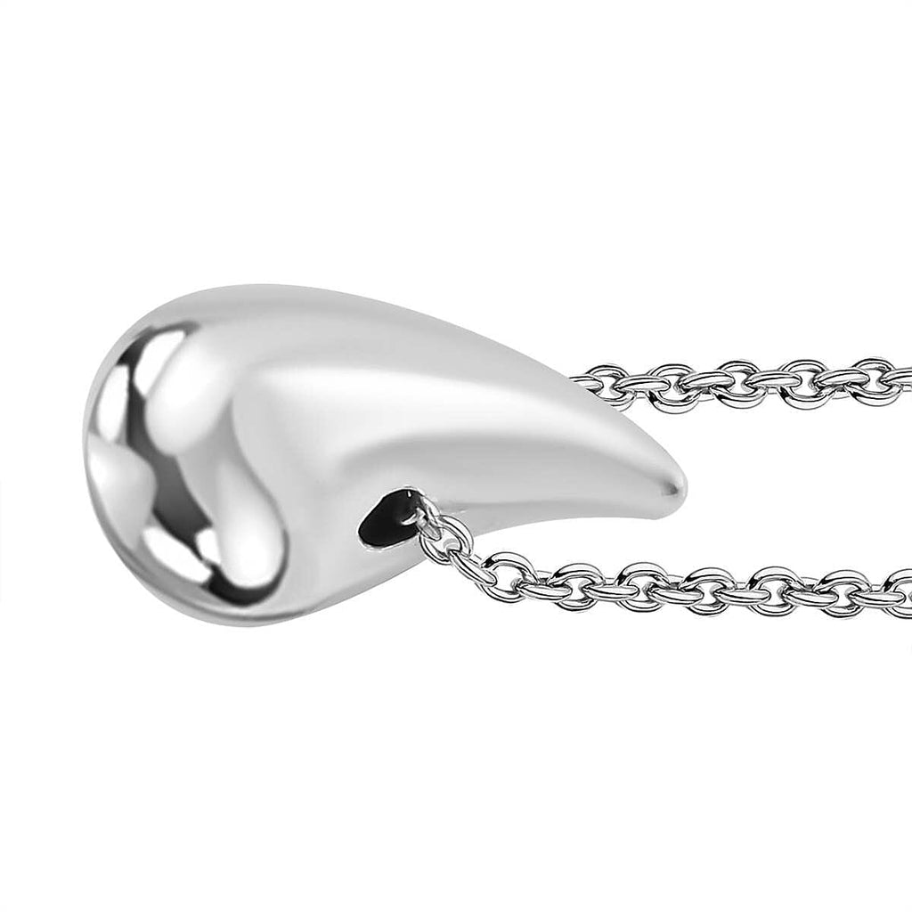 JCK Vegas Closeout - Sterling Silver Drop Pendant with Chain (Size 20)