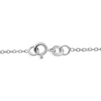 JCK Vegas Closeout - Sterling Silver Drop Pendant with Chain (Size 20)