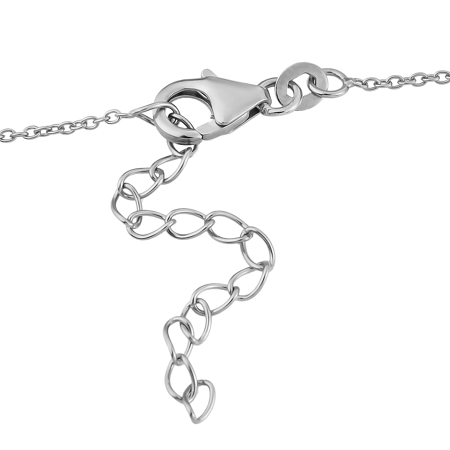 Lucy Q Dream Catcher Collection - Platinum Overlay Sterling Silver Dream Catcher Pendant with Chain (Size 20) 4232954 4