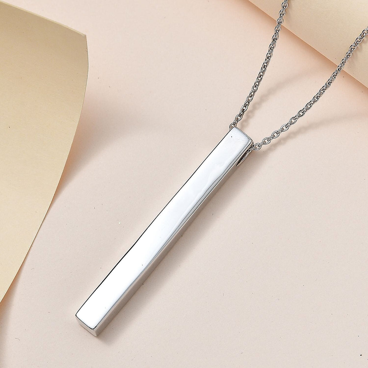 Pendant with Chain (Size 20) in Rhodium Overlay Sterling Silver  Wt. 13.36 Gms 4244124 3
