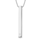 Pendant with Chain (Size 20) in Rhodium Overlay Sterling Silver  Wt. 13.36 Gms