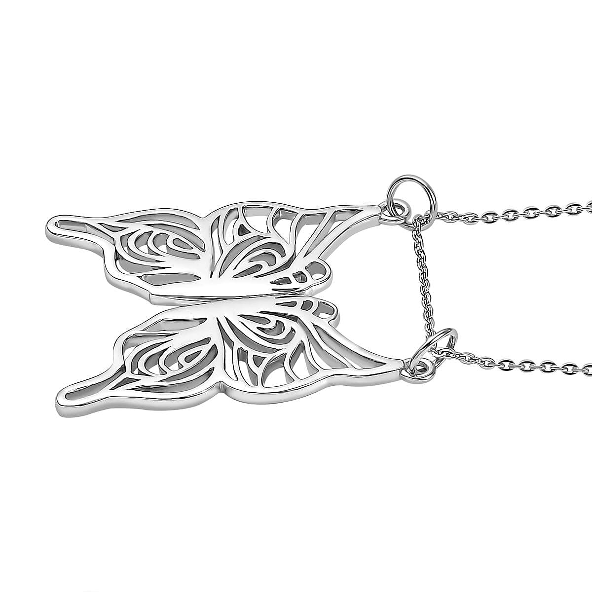 Pendant with Chain (Size 20) in Rhodium Overlay Sterling Silver Wt. 7.68 Gms. 4363919 3