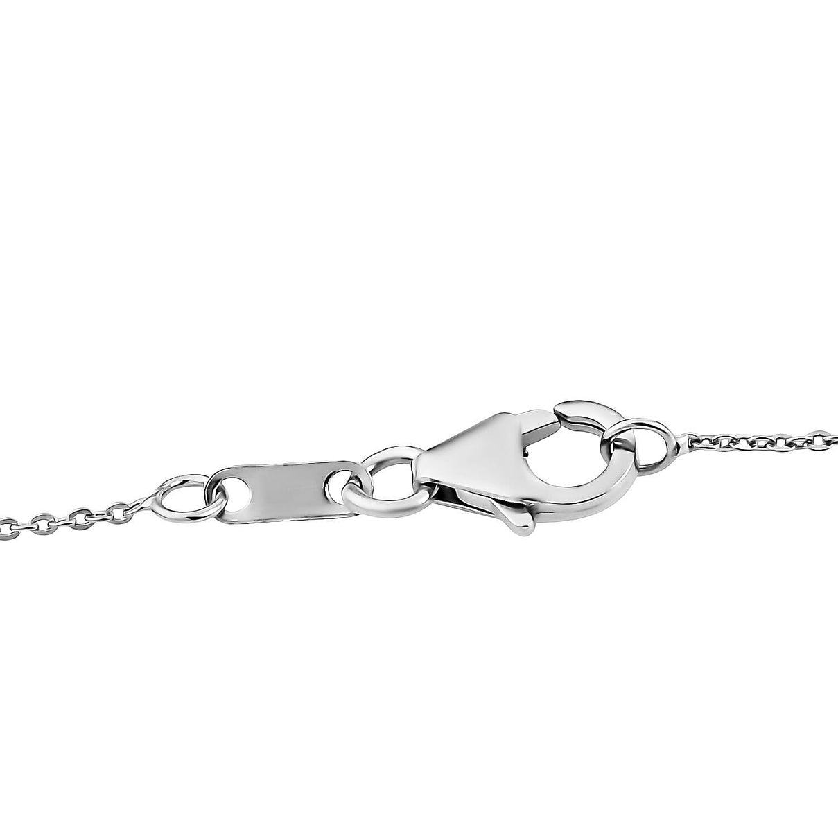 Pendant with Chain (Size 20) in Rhodium Overlay Sterling Silver Wt. 7.68 Gms. 4363919 5