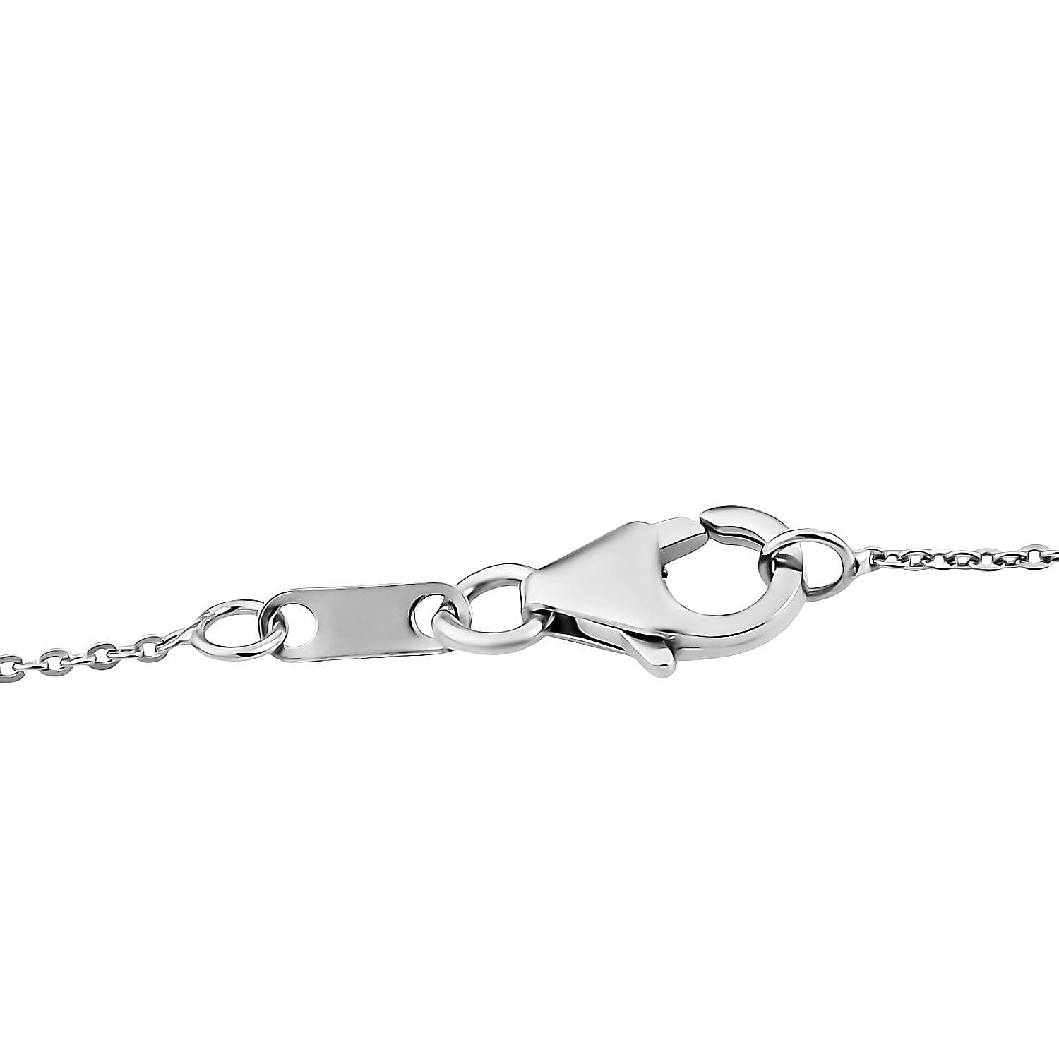 Pendant with Chain (Size 20) in Rhodium Overlay Sterling Silver Wt. 7.68 Gms. 4363919 5