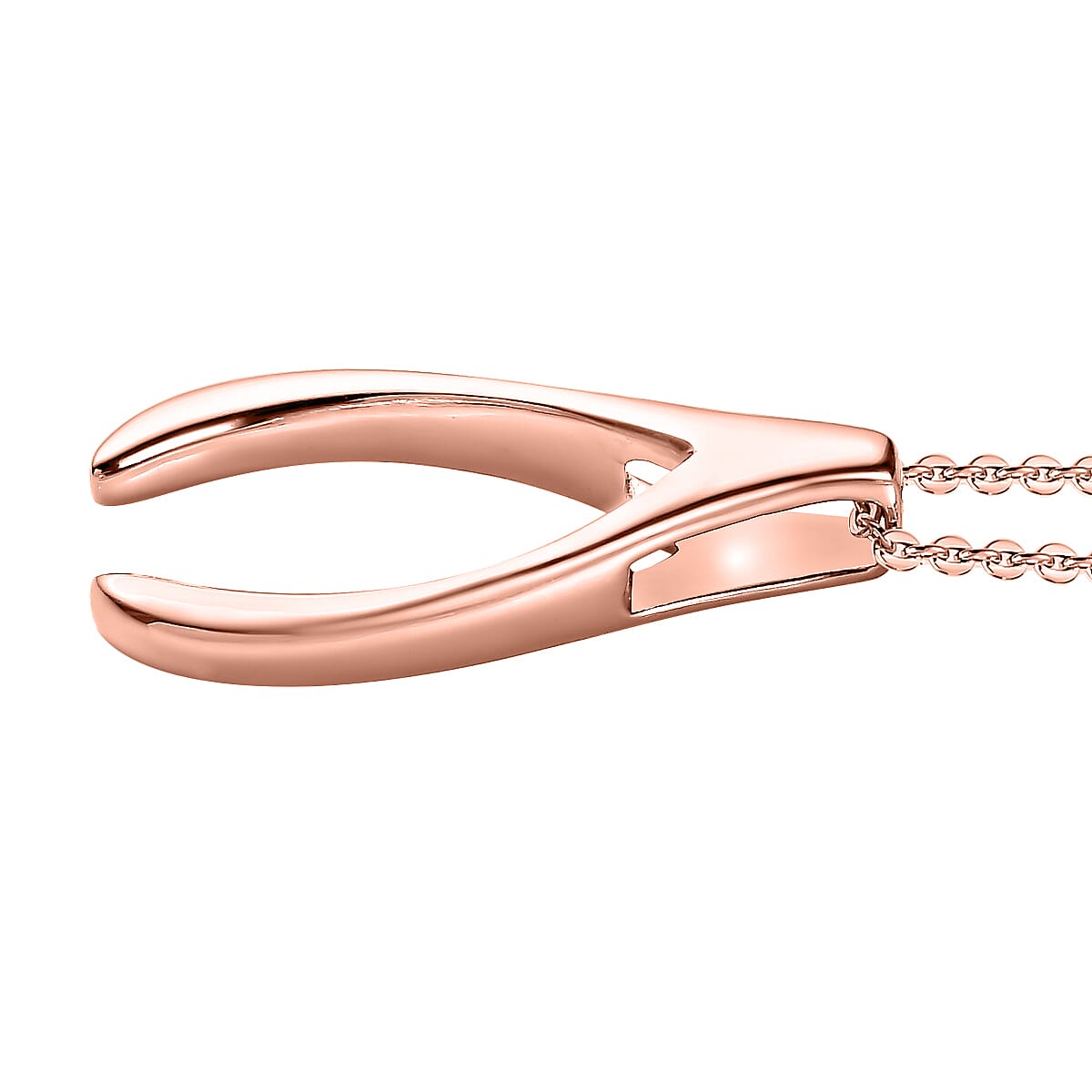Pendant with Chain (Size 20) in Sterling Silver with 18K Vermeil Rose Gold 4158416 4