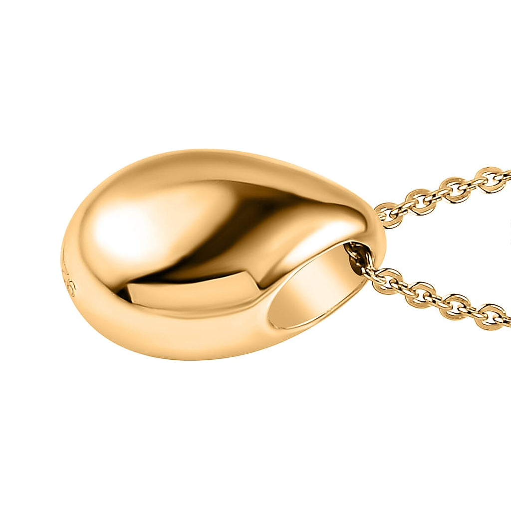 Pendant with Chain (Size 20) in Vermeil YG Sterling Silver  Wt. 5.17 Gms
