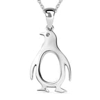 Pendant with Chain (Size 20) in rhodium Sterling Silver