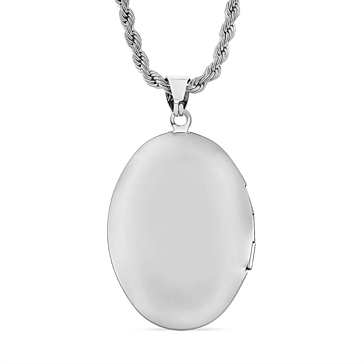 Engraved Locket Pendant with Rope Chain (Size - 22-2) 4337626 4