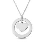 Pendant with Chain (Size - 20) in Stainless Steel