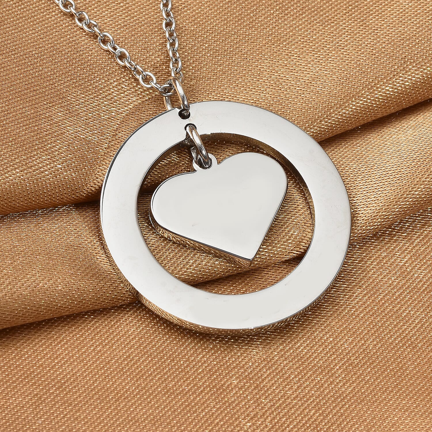 Pendant with Chain in Stainless Steel 6843145 2