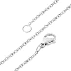 Pendant with Chain (Size - 20) in Stainless Steel
