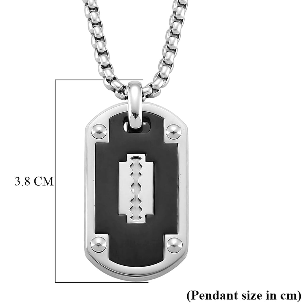 Pendent with Chain (Size - 24 - 2 Ext) in Dual Colour Tone