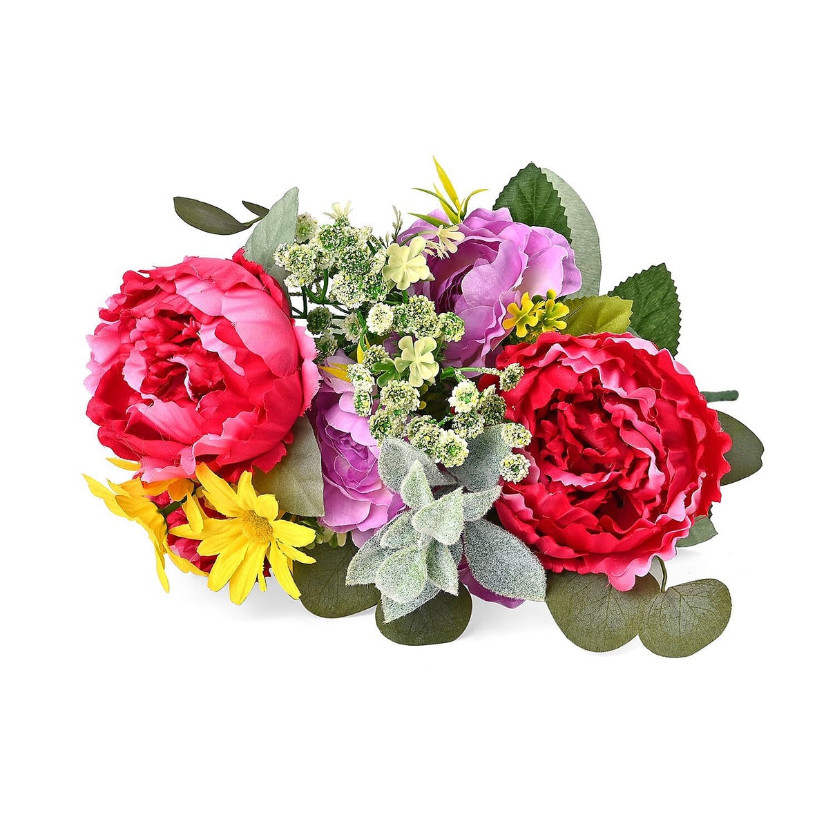Peony Rose Large Faux Flower Bouquet 7688517 1