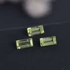 Peridot Baguette Gemstone 1.05 Ct. - 6x3 mm