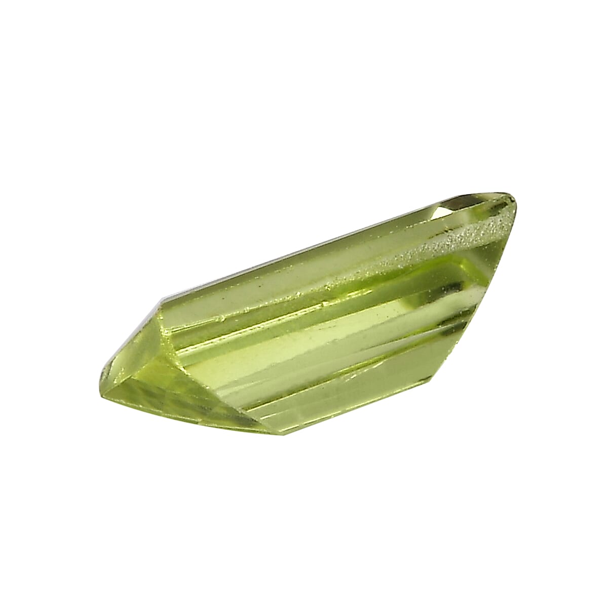 Set of 3 Peridot Loose Gemstones in Baguette Shape 1.05 Ct. (6x3 mm) 8068403 2