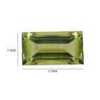 Peridot Baguette Gemstone 1.05 Ct. - 6x3 mm