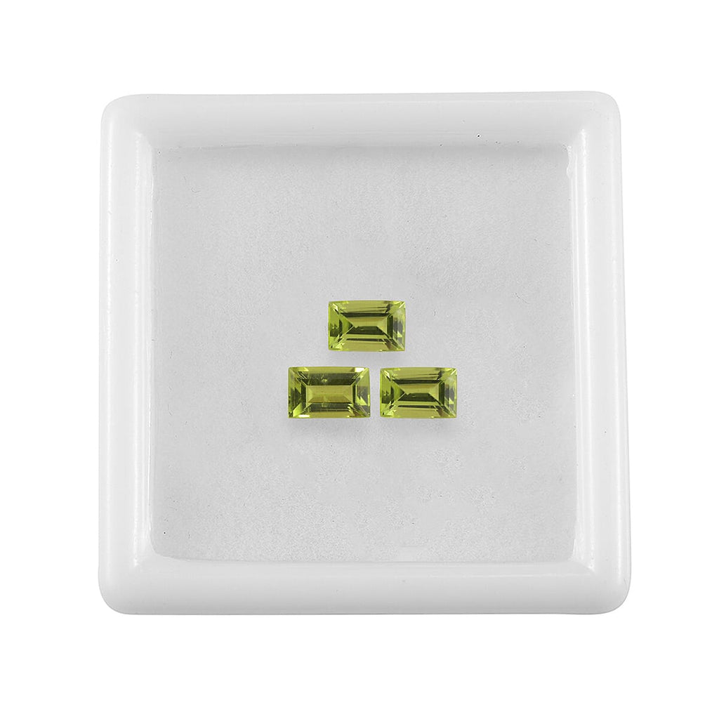 Peridot Baguette Gemstone 1.61 Ct. - 6x4 mm