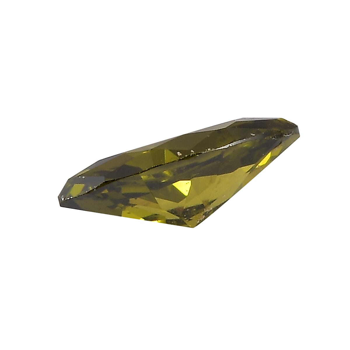 Set of 3 Peridot Cubic Zirconia Loose Gemstones in Marquee Shape 0.54 Ct. (5x2.5 mm) 8068412 2