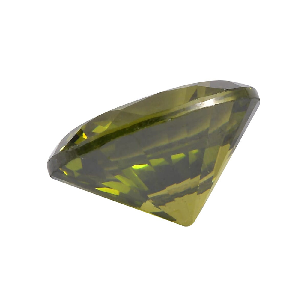 Peridot Cubic Zirconia Oval Shape Gemstone 4.03 Ct. - 10x8 mm