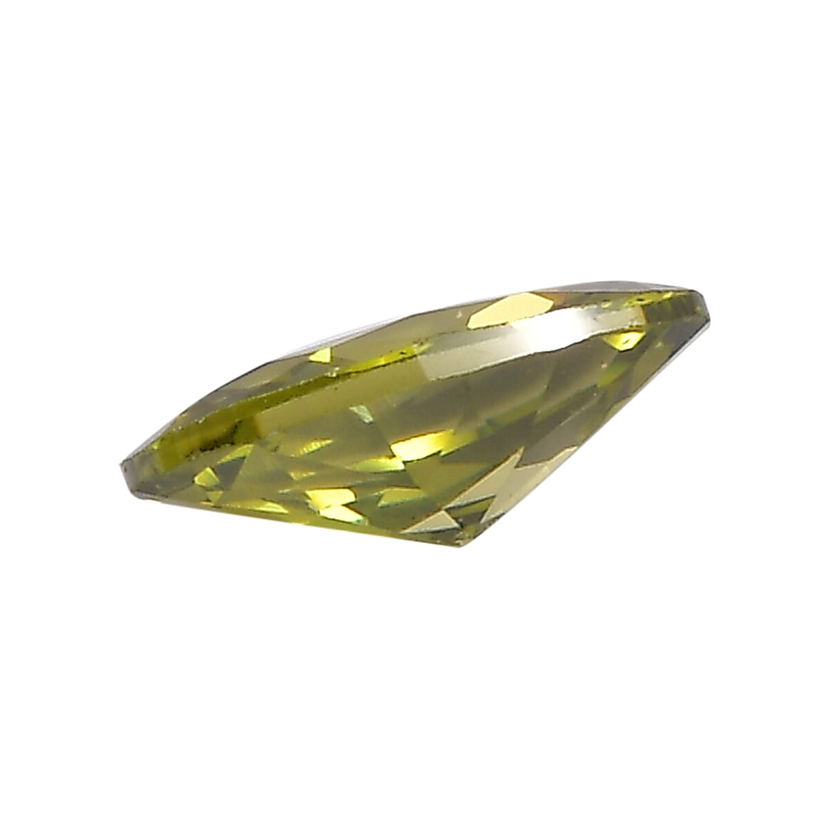 Set of 3 Peridot Cubic Zirconia Loose Gemstones in Oval Shape  1 Ct. (5x3mm) 8068416 3