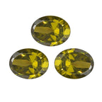 Peridot Cubic Zirconia Oval Shape Gemstone 1.48 Ct. - 5x4 mm