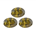 Peridot Cubic Zirconia Oval Shape Gemstone 3.47 Ct. - 7x5 mm