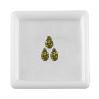 Peridot Cubic Zirconia Pear Shape Gemstone 0.86 Ct. - 5x3 mm