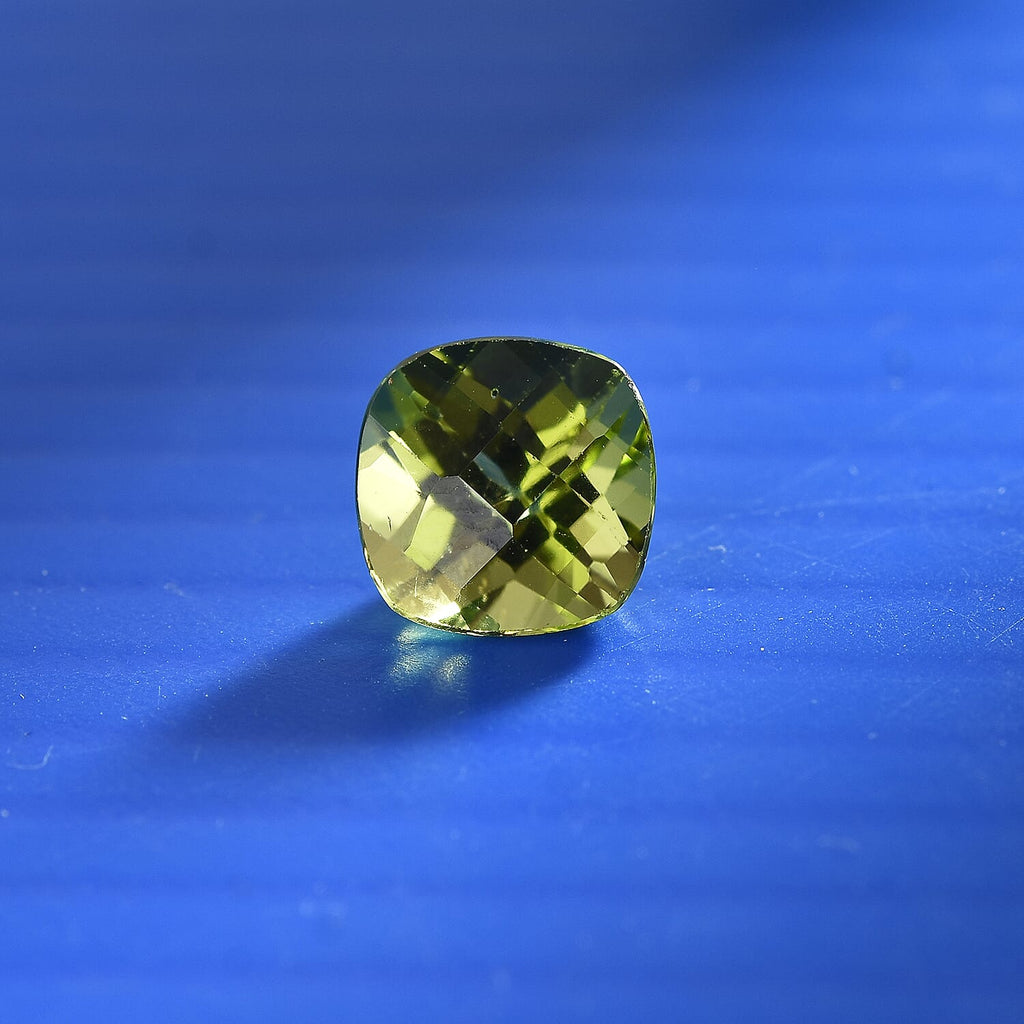 Peridot Cushion Shape Gemstone 2.02 Ct. - 8x8 mm