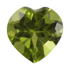 Peridot Heart 7 mm