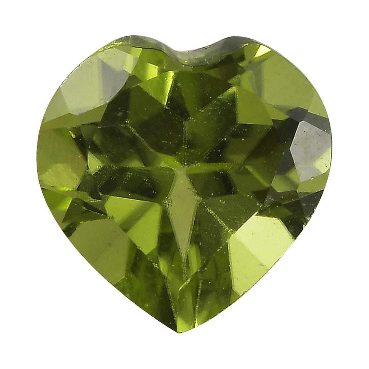 Peridot Loose Gemstone in Heart Shape (7.0mm) 7763296 0