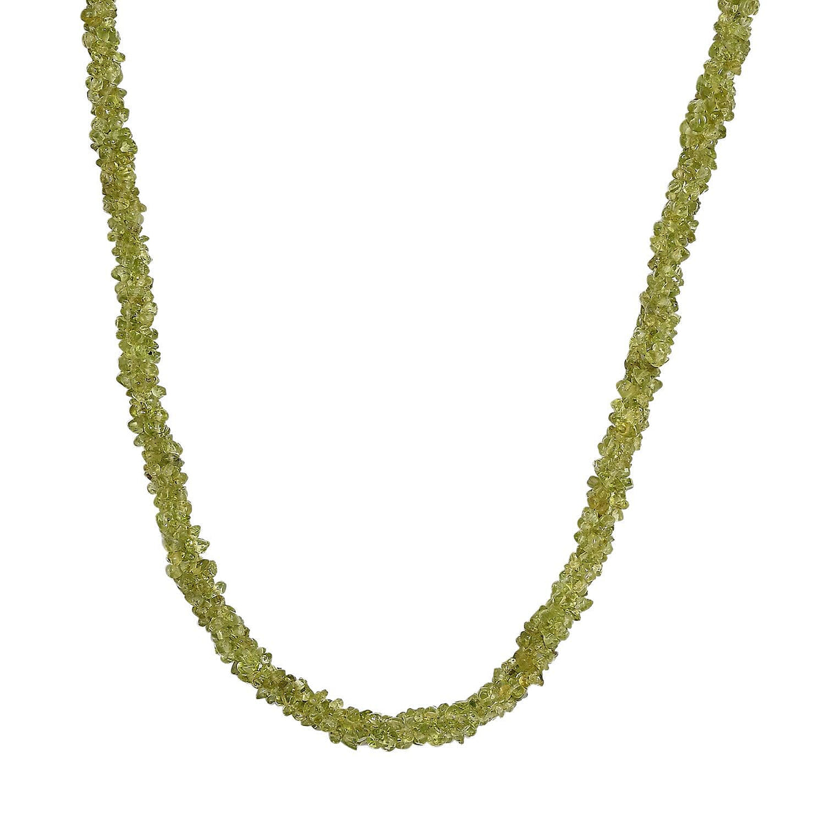 Peridot Necklace (Size - 20) in Platinum Overlay Sterling Silver 198.0 Ct. 7981501 0