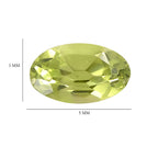 Peridot Oval Shape Gemstone 0.62 Ct. - 5x3 mm
