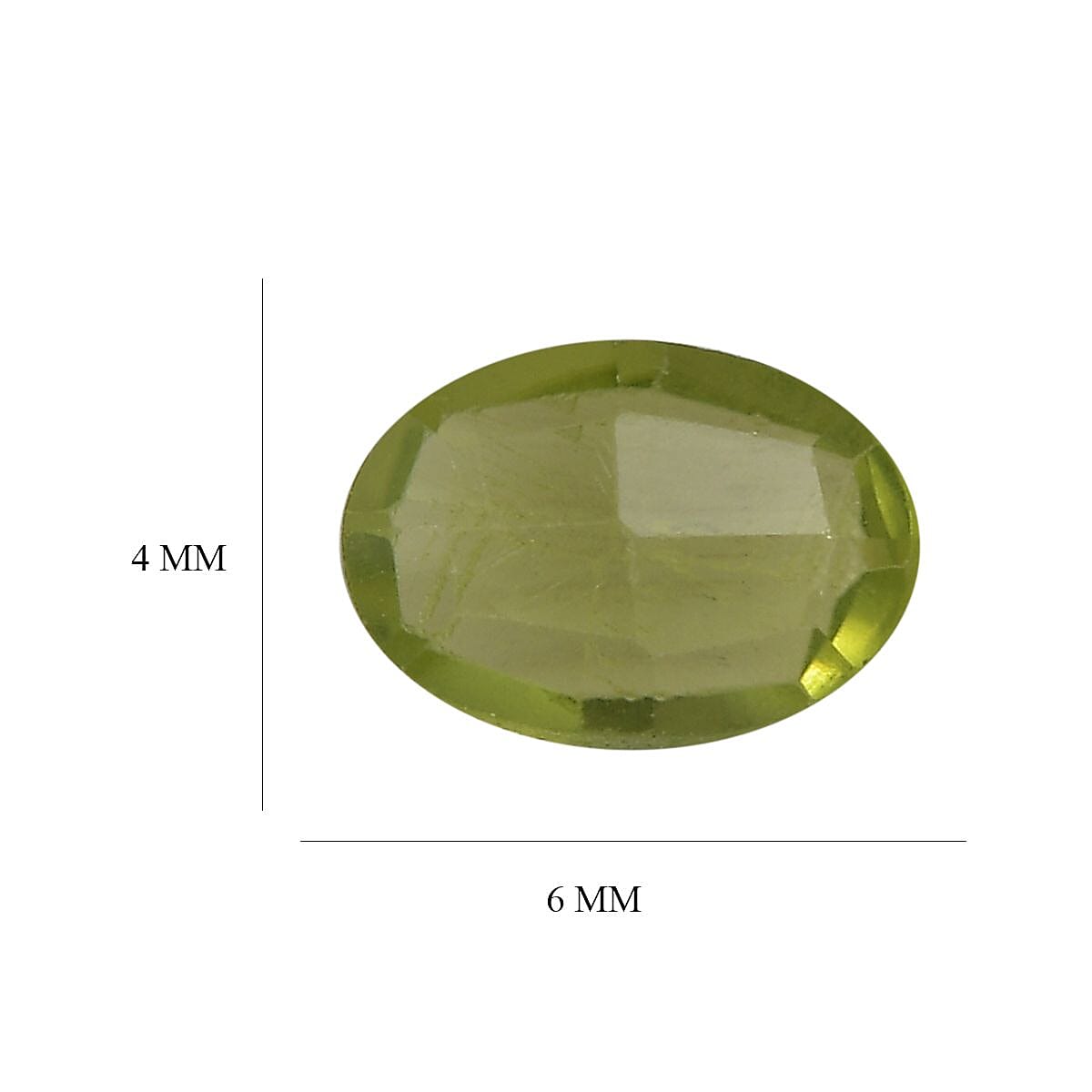 Set of 2 A Peridot Loose Gemstones in Oval Shape (6x4mm) 0.85 ct. 8025913 4