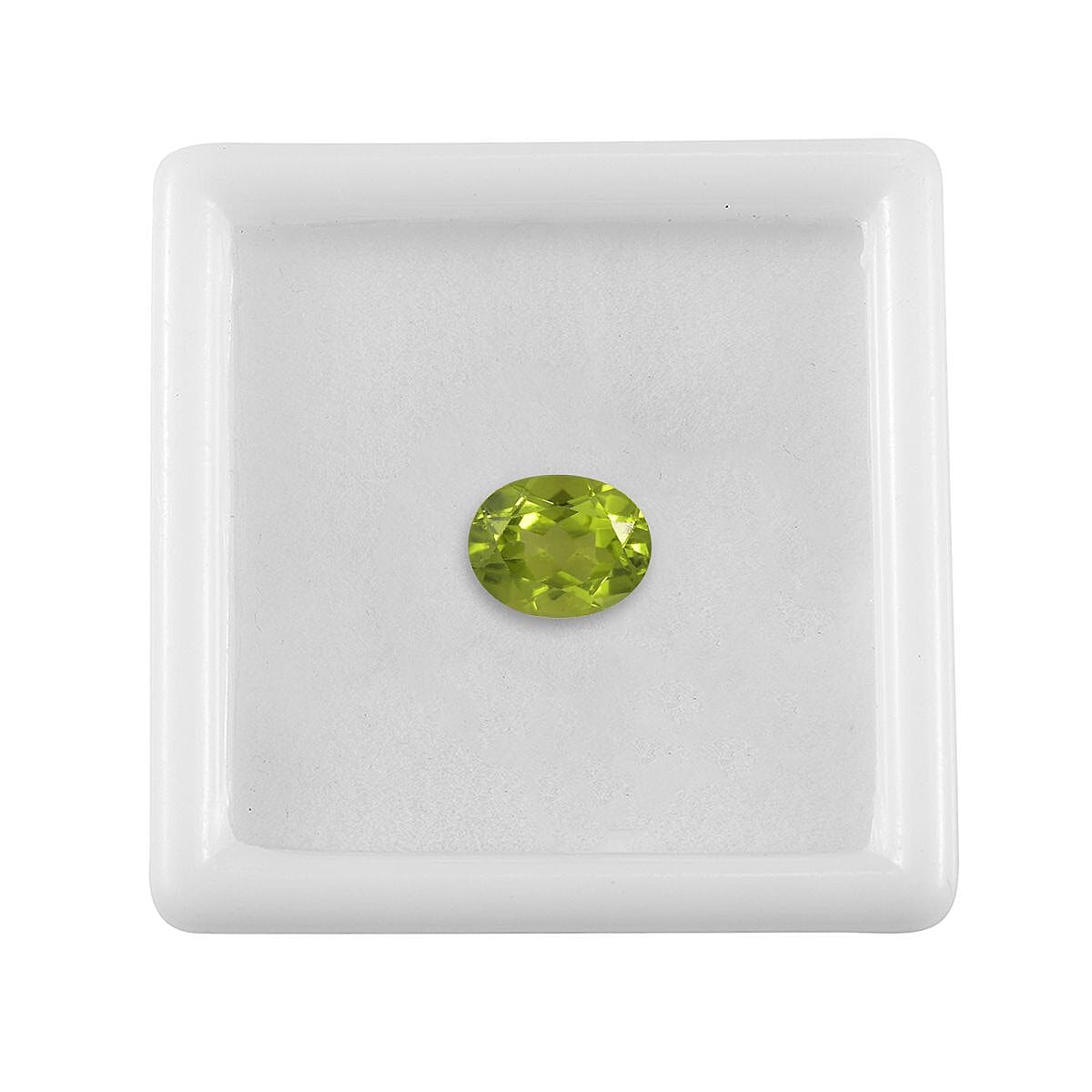 A Peridot Loose Gemstone in Oval Shape (9x7mm) 1.63 ct. 8025930 3