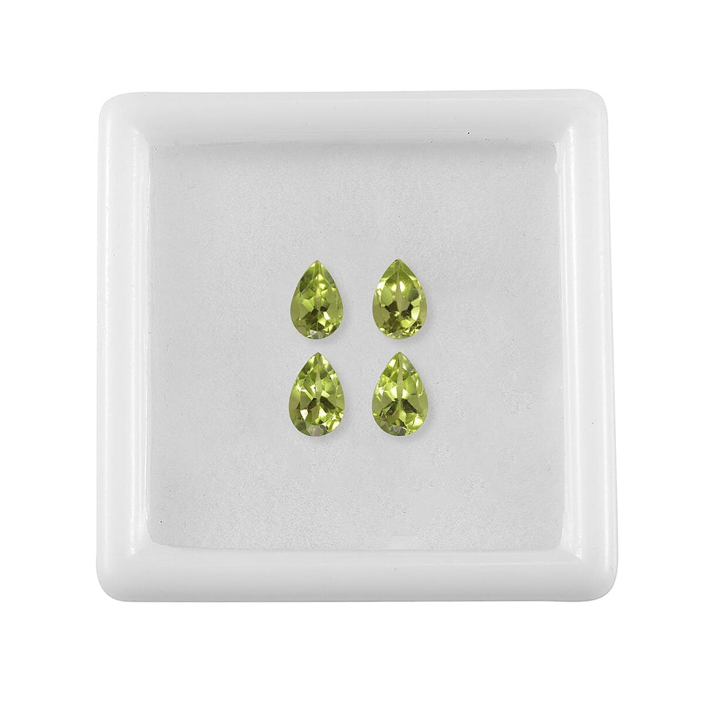 Peridot Pear 6x4 mm