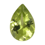 Peridot Pear Shape Gemstone 0.38 Ct