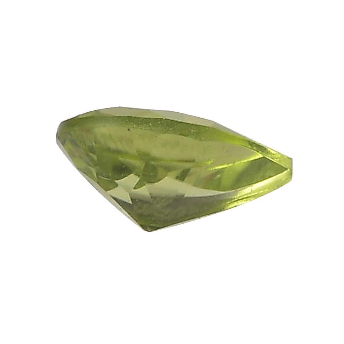 A Peridot Loose Gemstone in Pear Shape (6x4mm) 0.38 ct. 8025915 2