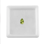 Peridot Pear Shape Gemstone 0.38 Ct
